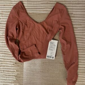 Brand new lululemon long sleeve align top